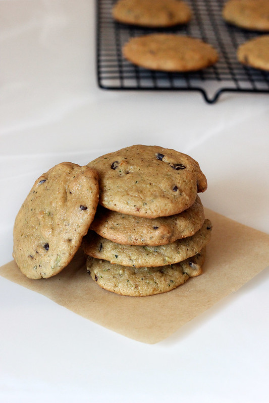 Grain-Free Zucchini Chocolate Chip Cookies - Gluten-free + Dairy-free with Vegan Option