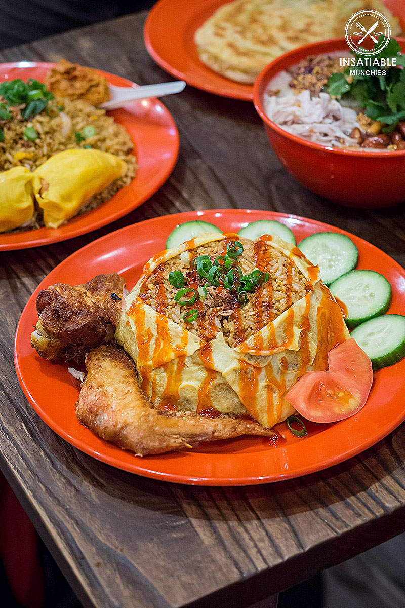 Nasi Pattaya (with added fried chicken), $15.80: Ho Jiak, Strathfield. Sydney Food Blog Review