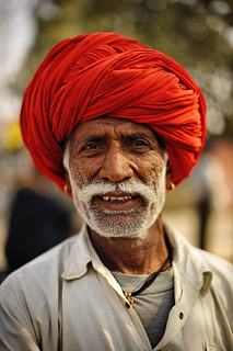 Man in red turban with white mustache | Xuesong Liao (廖雪松） | Flickr