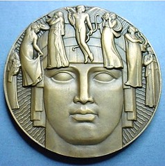 Theatre medal by by Maurice Delannoy obverse