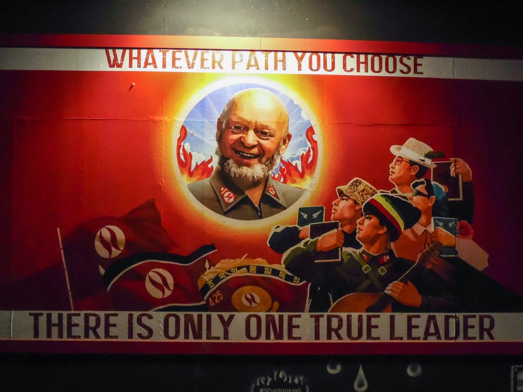 Image result for michael eavis + our one true leader + photo