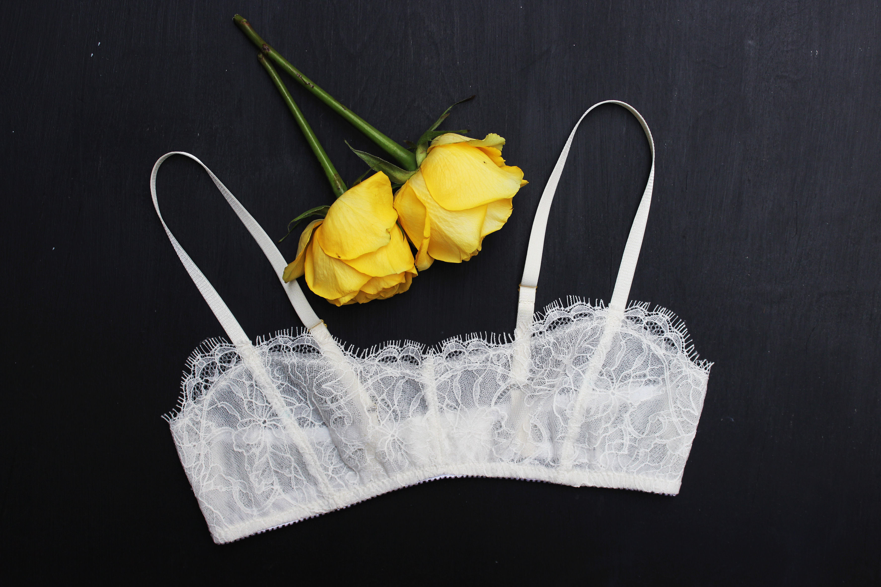 DIY Ivory Bralette Bra Making Tailor Made Shop