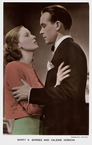 Barry K. Barnes and Valerie Hobson in This Man in Paris (1939)