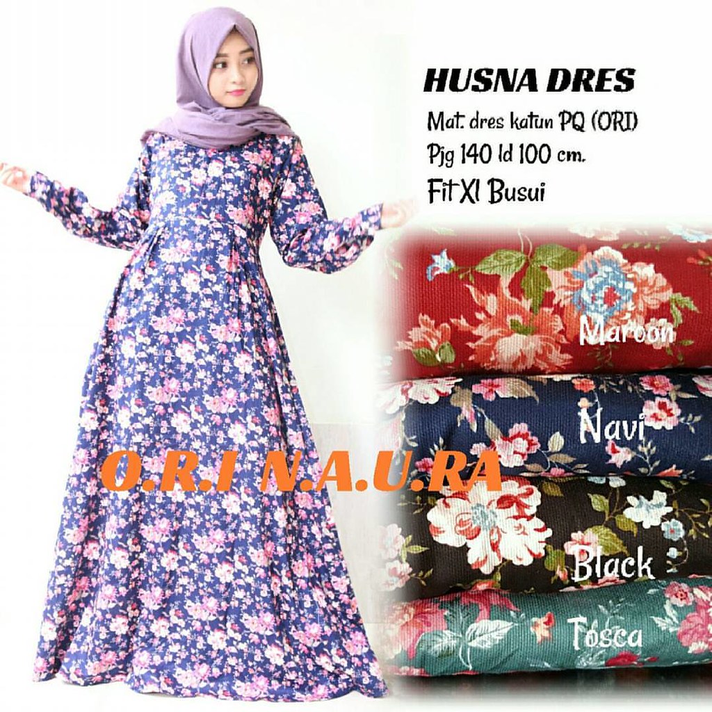Husna Dress Harga135 Bahankatun PQ Sizexl Untuk Kole Flickr