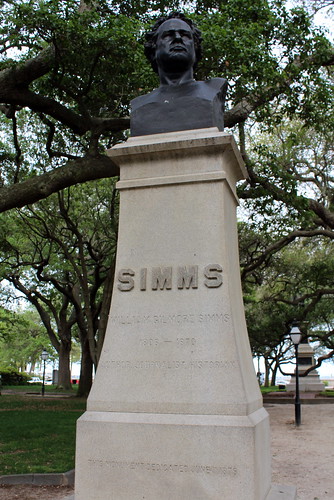 Charleston - White Point Garden: Simms Monument