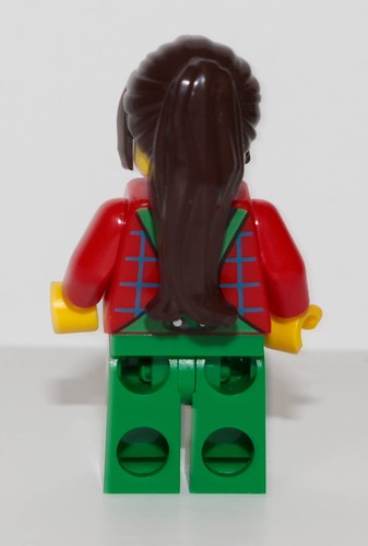 LEGO PRINCESS FLESH  GIRL FEMALE  WITH LONG BLONDE PONYTAIL MINIFIGURE NEW 