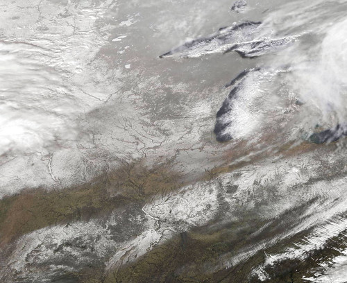 Satellite View of Midwestern Snows | This image from NOAA's … | Flickr
