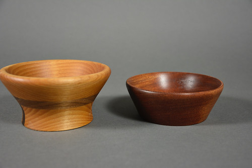 Small Sapele and Fir Bowls