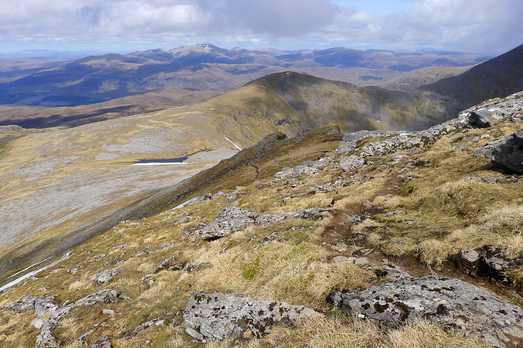 On the north ridge of Sgurr nan Clach Geala