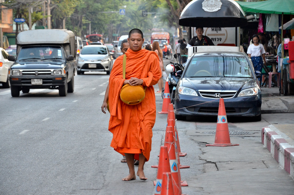 Charoen Krung Road Street scene of Bangkok