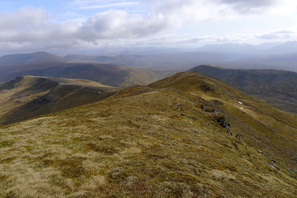 The southwest ridge of A' Chailleach