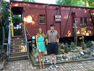 Paul and Natalie, WP668 Caboose 100th Birthday Party 25 June 2016
