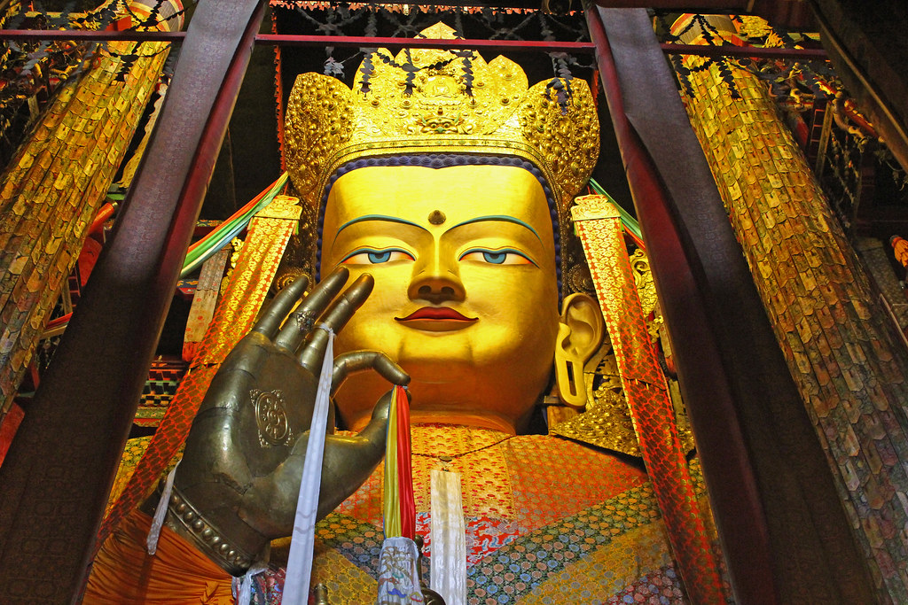 Image result for Temple of Maitreya Buddha shigatse