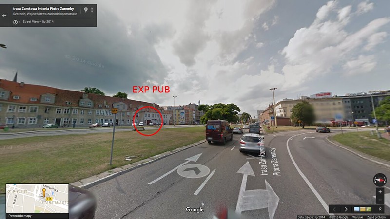 Miejsa spotkan EXP Mariacka Street View