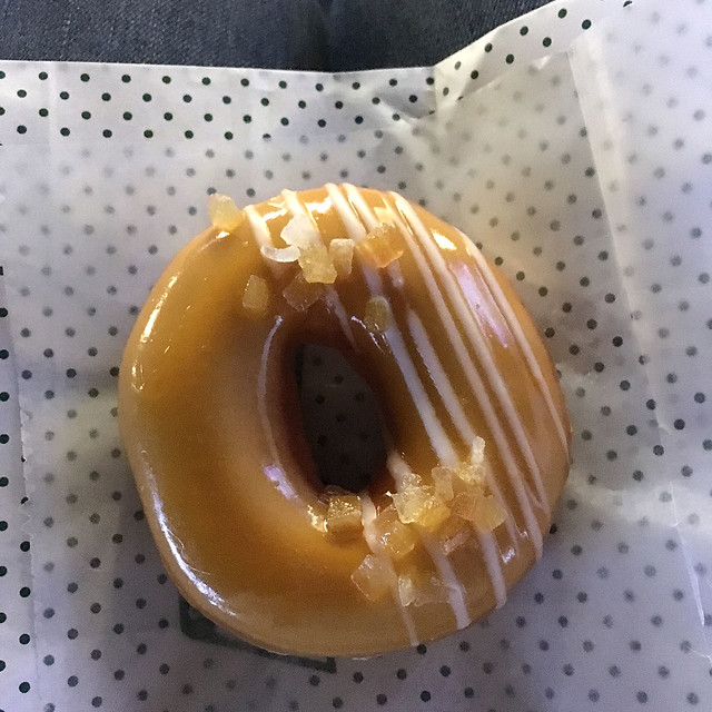 Mango donut from Krispy Kreme