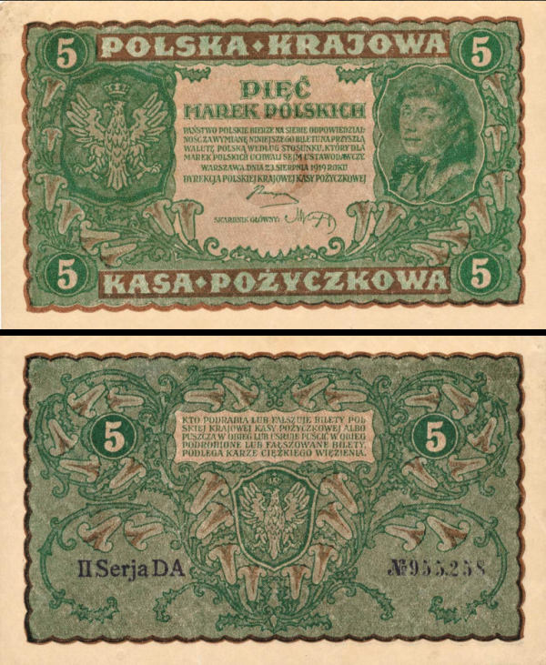 5 Marek Poľsko 1919, P24