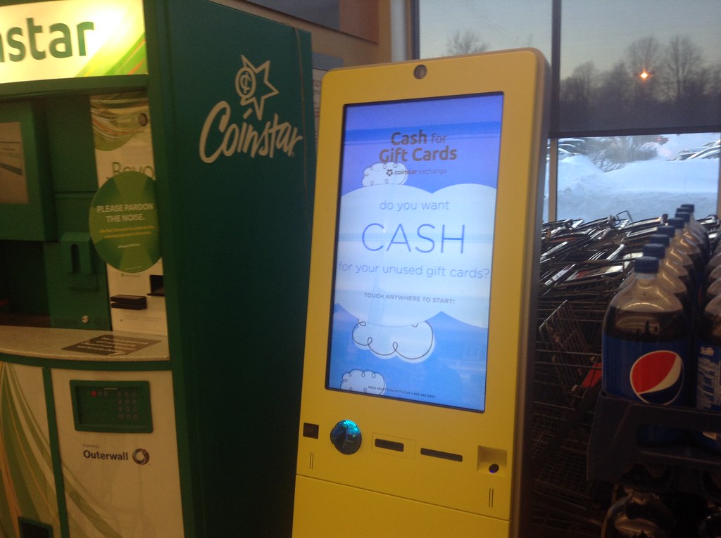 Coinstar Cash For Gift Cards Machine 5 2017 By Mike Mozart Of Thetoychannel