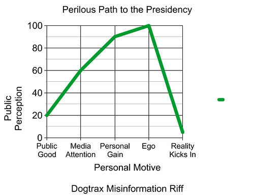 Distorted Graph: Path to the Presidency