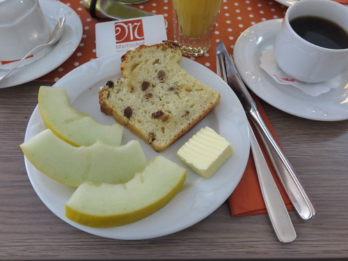 Vom Frühstücksbuffet im Hotel Martinihof in Münster
