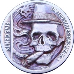 GoodCigar coin carving by Paul Holbrecht