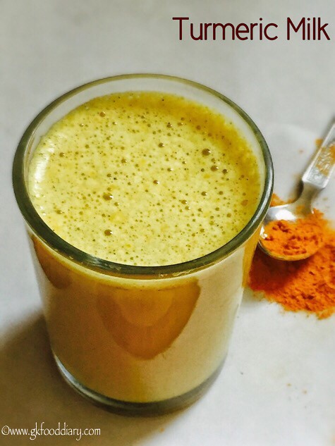 Turmeric Milk Recipe for Toddlers and Kids