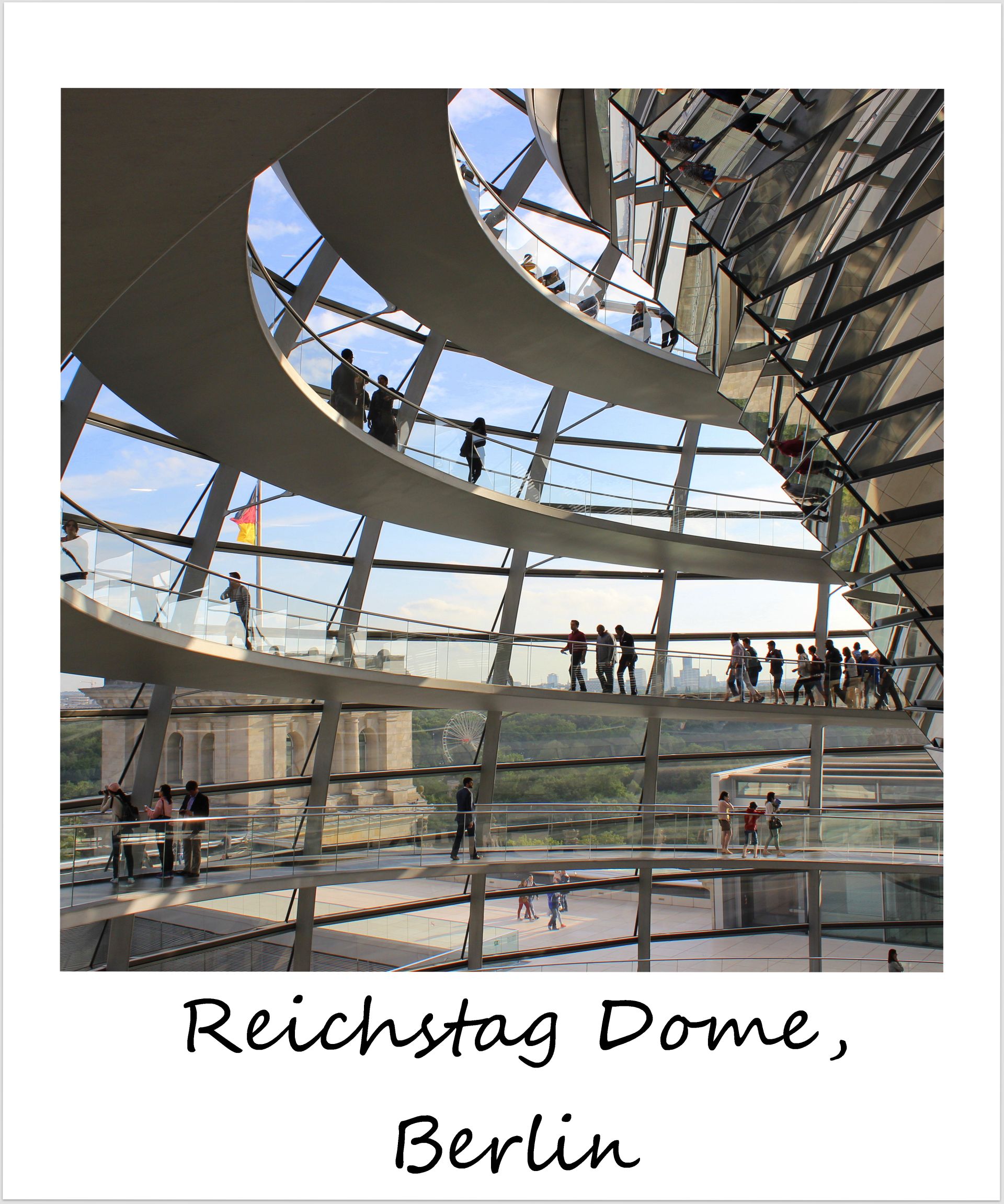 polaroid of the week berlin reichstag dome