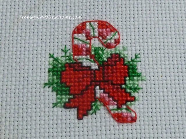 Cross Stitched Quilted Christmas Ornaments | From My Carolina Home