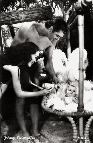 Johnny Weissmuller and Maureen O'Sullivan in Tarzan Finds a Son! (1939)