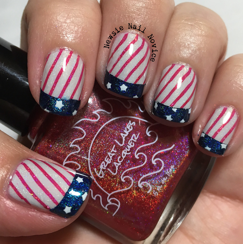 4th of July Nails - As For Me and My Homestead