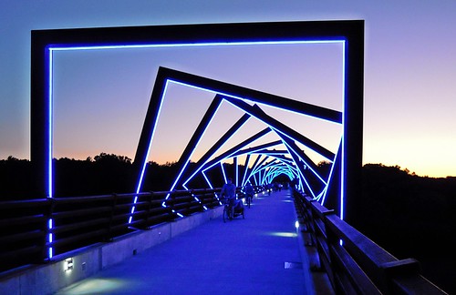 High Trestle Trail art bridge, Madrid, Iowa