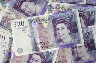 Bank of England 20 oound notes