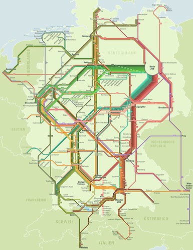 Older version, Mein Fernbus night bus network map