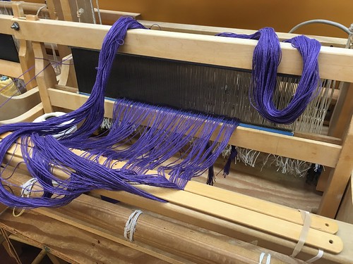 Weaving class - sleying the reed