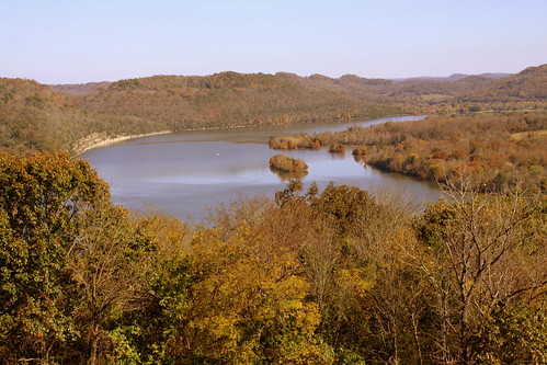 View of Cordell Hull Lake from Tater Knob