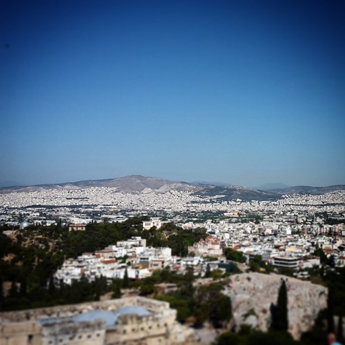 Atene dall'acropoli