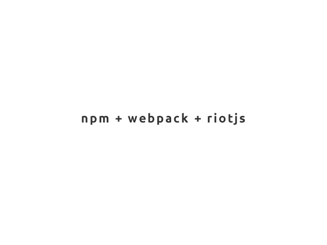 npm-webpack-riotjs