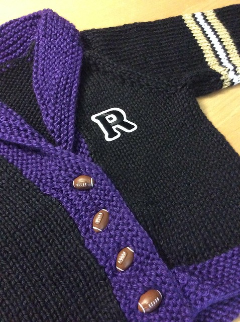 Ryan's Ravens sweater