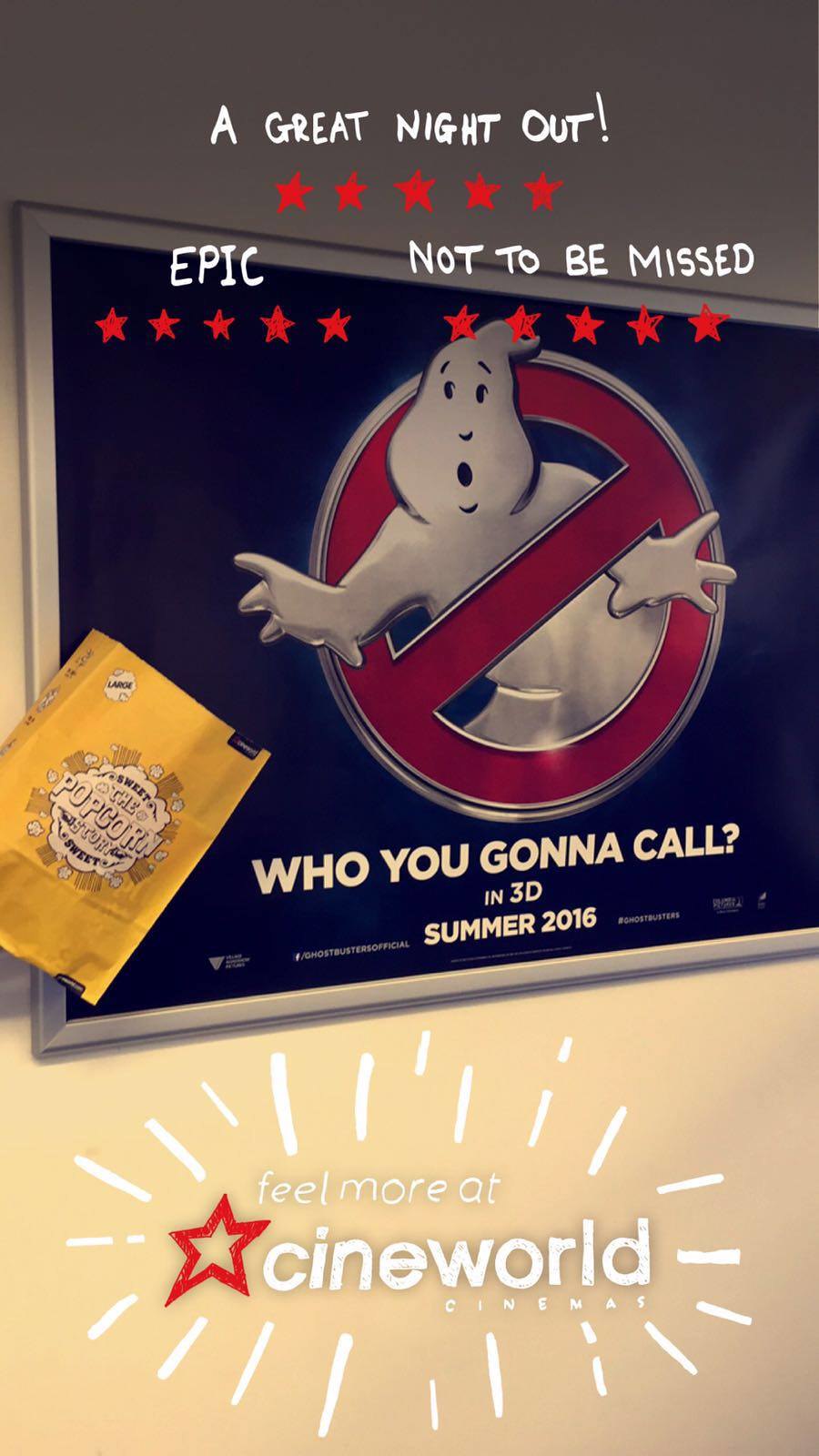 Snapchat ghostbusters