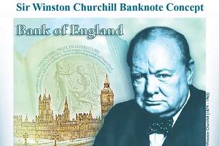 Churchill banknote design concept