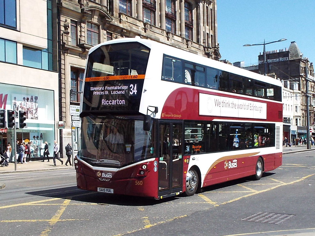 sa15vul | lothian buses 560 at edinburgh | trevor plackett | flickr