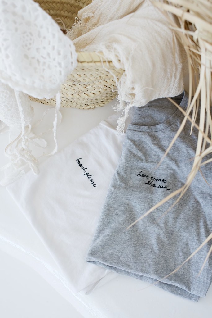 DIY Word Embroidered T-shirt
