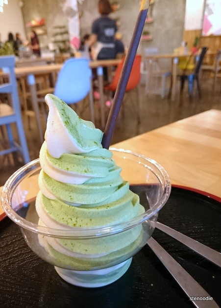 Matcha and Mango Twist Ice Cream 