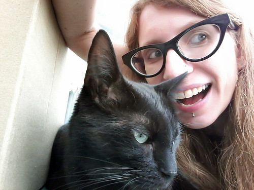 selfie with Loa cat