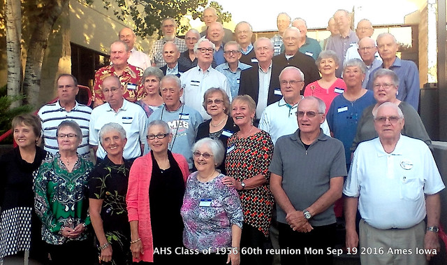 1956 AHS 60-Year Class Reunion Sep 19 2016 Ames Iowa