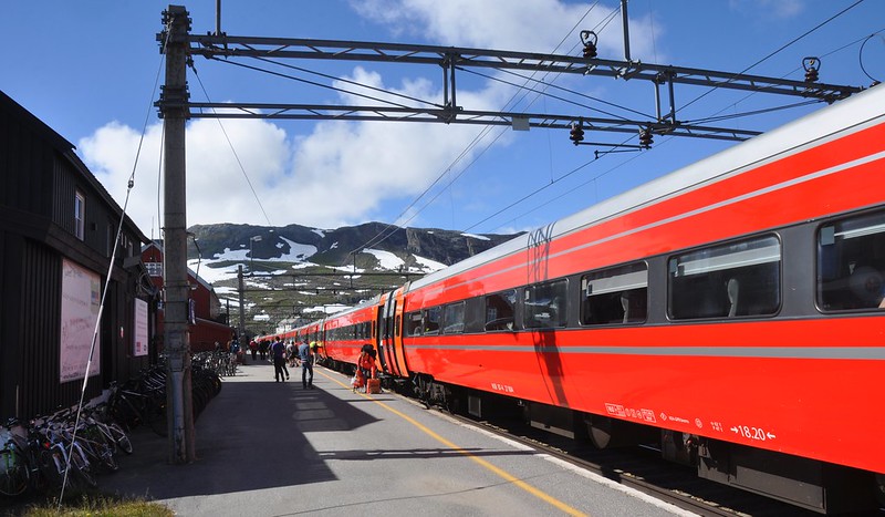 Train Oslo Bergen (Norway, july 2016)