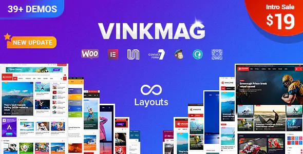 Vinkmag v1.6.1 - Multi-concept Creative Newspaper