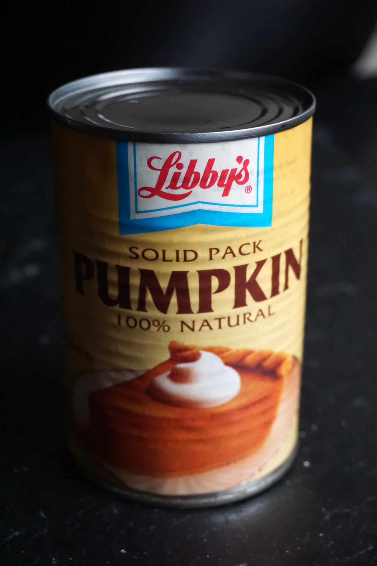 Libby's canned pumpkin used for gluten free pumpkin chocolate chips cookies recipe