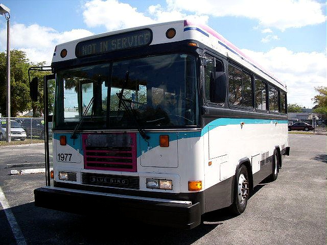miami dade transit bus #1977 a | 2001 blue bird cs fe bus