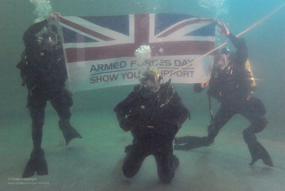 hm armed forces royal navy diver