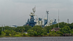 USS North Carolina Across The River